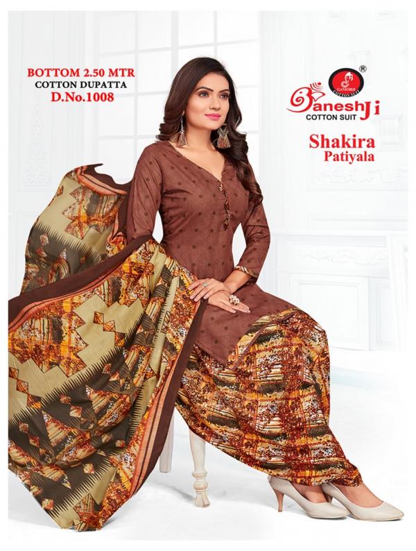 Ganeshji Shakira Vol-1 Indo Cotton Designer Dress Material